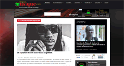 Desktop Screenshot of dakarmusique.com