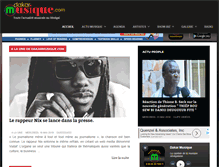 Tablet Screenshot of dakarmusique.com